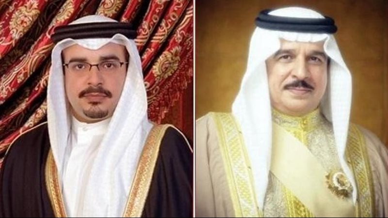 ملك البحرين وولى