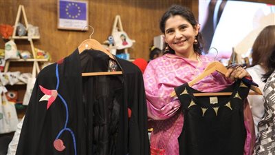 مؤسسة المنتدى الاقتصادي العالمي للمرأة: سعيدة بمنتجات ومعروضات جناح قومي المرأة بـ cop27| فيديو 