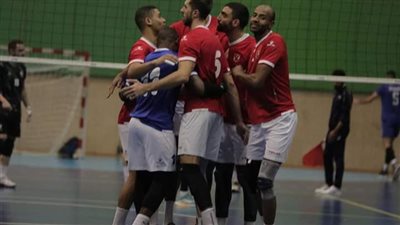 رجال طائرة الأهلي يفوز على بتروجيت بالدوري