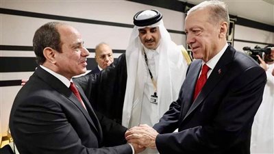  السيسي وأردوغان يبحثان تطورات الأوضاع في غزة ودفع التهدئة وخفض التصعيد