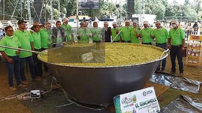 بلدة مكسيكية تدخل جينيس بأكبر طبق لصلصة الجواكمولي