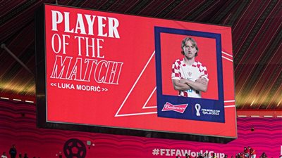 لوكا مودريتش يفوز بجائزة أفضل لاعب في مباراة المغرب وكرواتيا 