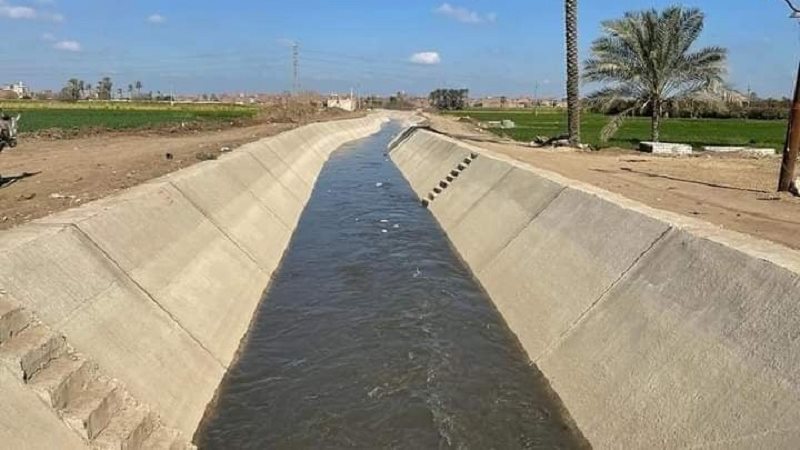 تبطين الترع