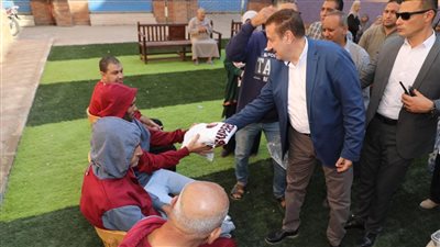 دعم دار كبار بلا مأوى بمنوف بـ50 ألف جنيه 