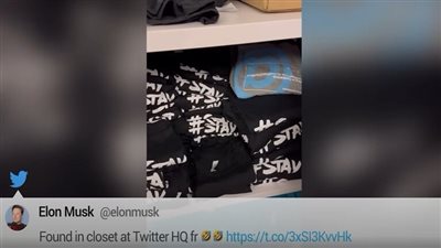 ماسك يكشف عما عثر عليه بخزانة في مقر 