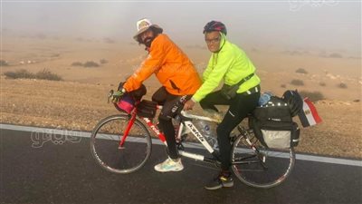 لدعم السياحة وذوي الاحتياجات.. رحلة كفيف بالدراجة من الإسكندرية لسيوة في 6 أيام |صور 