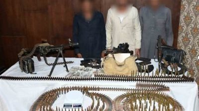 حملة أمنية بالجيزة تسقط 17 عنصرًا إجراميًا بحوزتهم أسلحة ومخدرات بينها جرينوفl صور