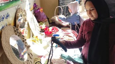 الشباب والرياضة بالإسكندرية تفتتح معرض المشغولات اليدوية 