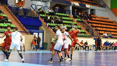 رجال يد الأهلي يفوز على سموحة بالدوري