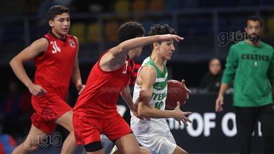 فوز ناشئي الأهلي على الاتحاد السكندري في نهائي مرتبط السلة| صور 