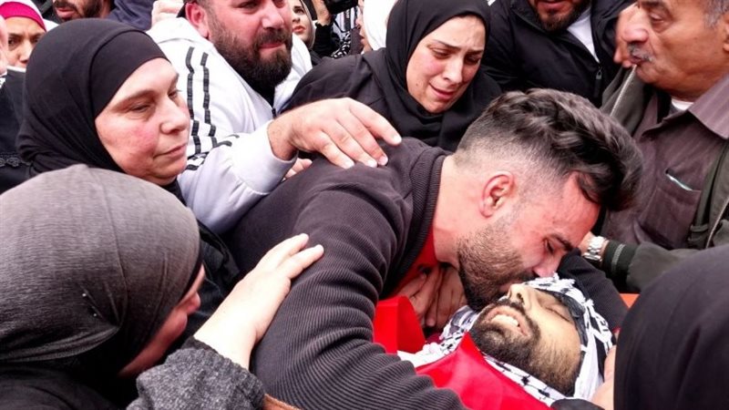 جنازة أحد الشهداء