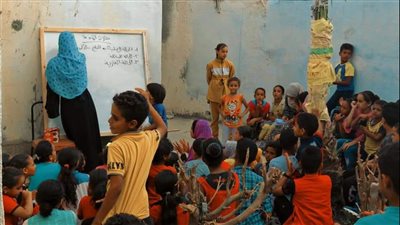 ملتقى ثقافي لإسعاد الأطفال بحي الكرامة بالعريش | صور