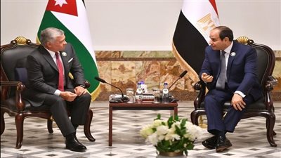 ملك الأردن يؤكد حرص بلاده على الاستفادة من جهود مصر التنموية في كافة المجالات
