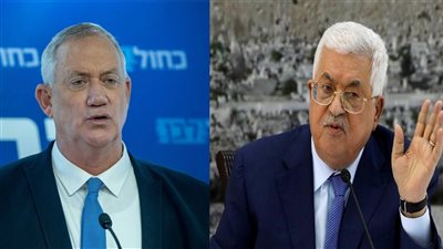لأول مرة.. عباس يلتقي وزير الدفاع الإسرائيلي في رام الله