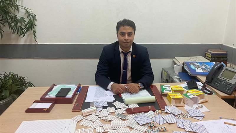الأقراص المخدرة بحوزة