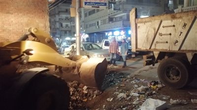 رفع 200 طن قمامة بشوارع وميادين المنصورة
