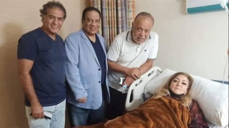 نهال عنبر داخل المستشفى