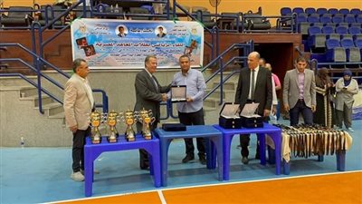 ختام اللقاء الرياضي لطلاب المعاهد المصرية في بورسعيد