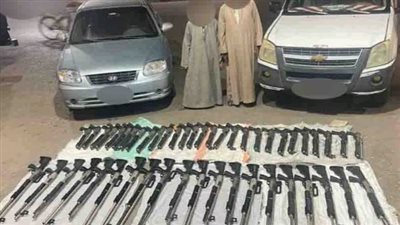 يقظة قوة أمنية بأسيوط تضبط 48 بندقية خرطوش بحوزة شخصين