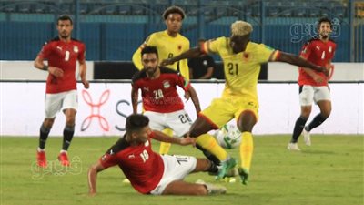 المنتخب يتقدم على أنجولا بهدف 