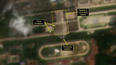 صور فضائية تفضح عروضا عسكرية سرية في كوريا الشمالية