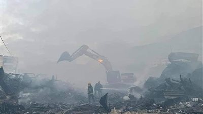 التفاصيل الكاملة لحريق سوق نابلس بفلسطين| فيديو وصور