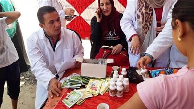 قوافل بيطريه بقري الحسينية فى الشرقية 