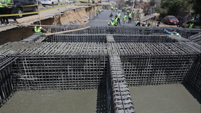 أعمال توسعة الطريق
