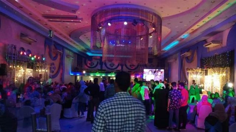 إحدى قاعات الأفراح