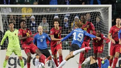 فوز بلجيكا والتشيك على إستونيا وبيلاروسيا بتصفيات المونديال