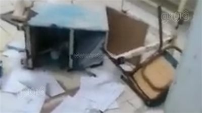 أهالي مريضة بـ كورونا يحطمون وحدة العناية المركزة بحميات بسيون |صور