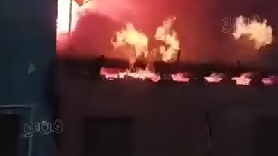 حريق هائل يلتهم منزلًا في زفتى.. والمعاينة الأولية تكشف السبب | صور