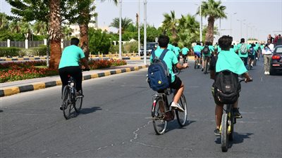 بدء ماراثون الجري والدراجات بالغردقة |صور