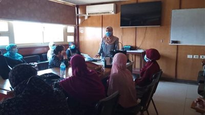 تدريب الأطباء والتمريض على إجراءات مكافحة العدوى بصحة بني سويف