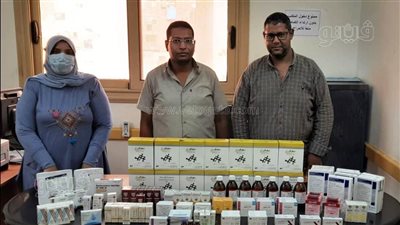 غلق مجمع طبي غير مرخص وضبط 496 وحدة دوائية مخالفة بأسوان