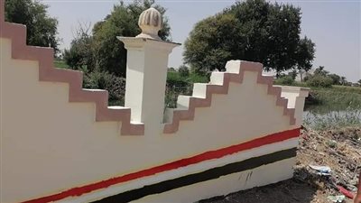 الانتهاء من تجميل مدخل قرية صفط الخمار بالمنيا | صور