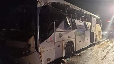 بينهم أطفال.. ارتفاع عدد ضحايا انقلاب أتوبيس طريق السويس لـ11 وفاة و37 مصابا