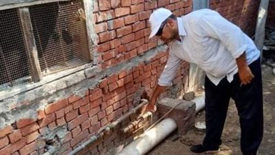 حملات لضبط وصلات المياه المخالفة بأبو كبير في الشرقية