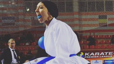 أريج سعيد تحصد فضية بطولة البريميرليج للكاراتيه بالقاهرة