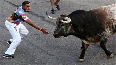  عاد لينتقم.. مهرجان ركض الثيران في إسبانيا يبهر العالم 