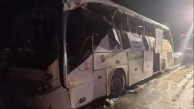 إجراء ٦ عمليات كبرى لمصابي حادث أتوبيس السويس السياحي