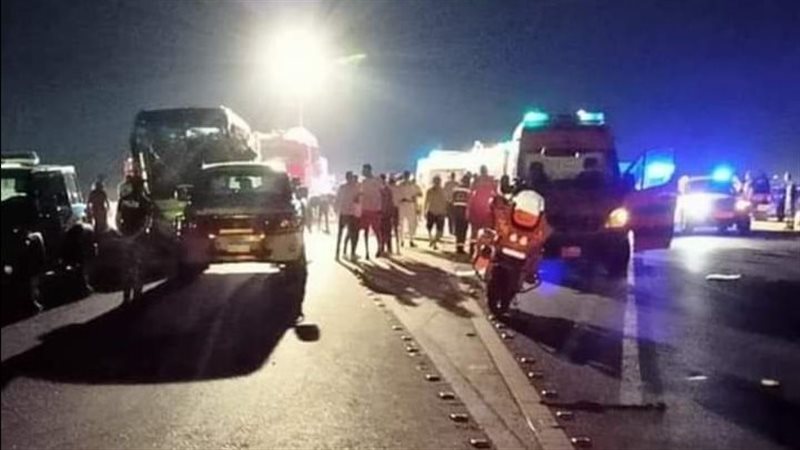 حادث انقلاب أتوبيس