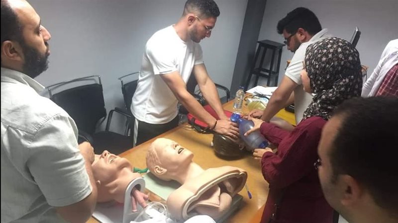 تدريب الطاقم الطبي