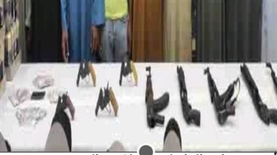 ضبط 7 قطع أسلحة نارية بحوزة عاطل بقنا
