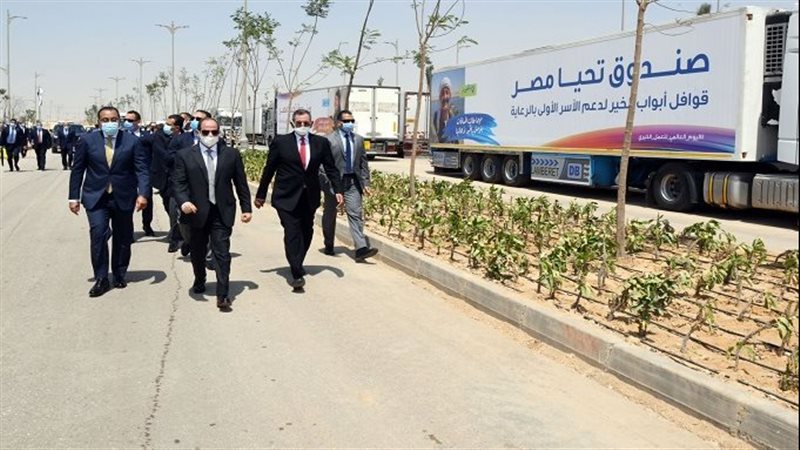 تفقد الرئيس عبد الفتاح