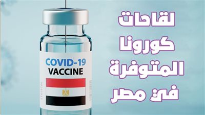 لقاحات كورونا المتوفرة في مصر | إنفوجراف