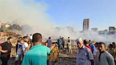 رقم صادم .. قيمة خسائر مخازن أخشاب عزبة الورد في الشرابية 