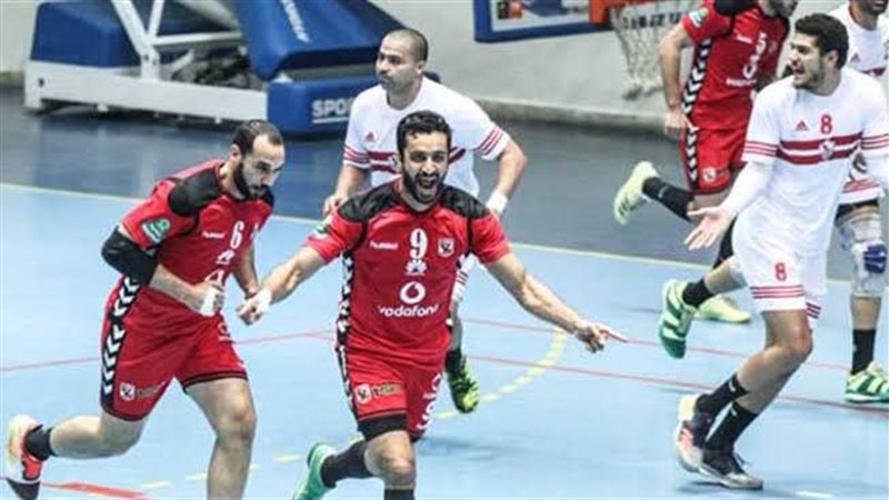 رجال يد الأهلى أمام