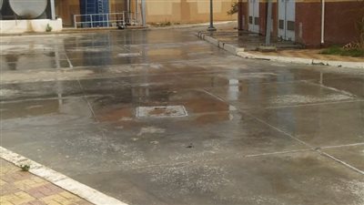 هطول أمطار متوسطة على غرب الإسكندرية