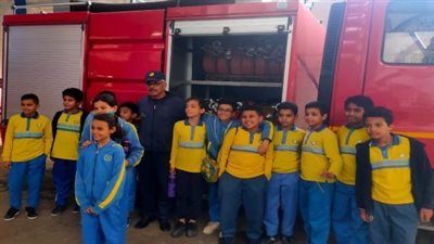 أمن بنى سويف ينظم زيارة لطلبة المدارس